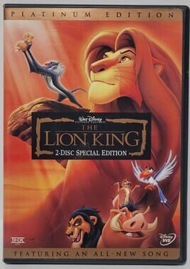 The Lion King DVD (Two-Disc Platinum Edition) Walt Disney